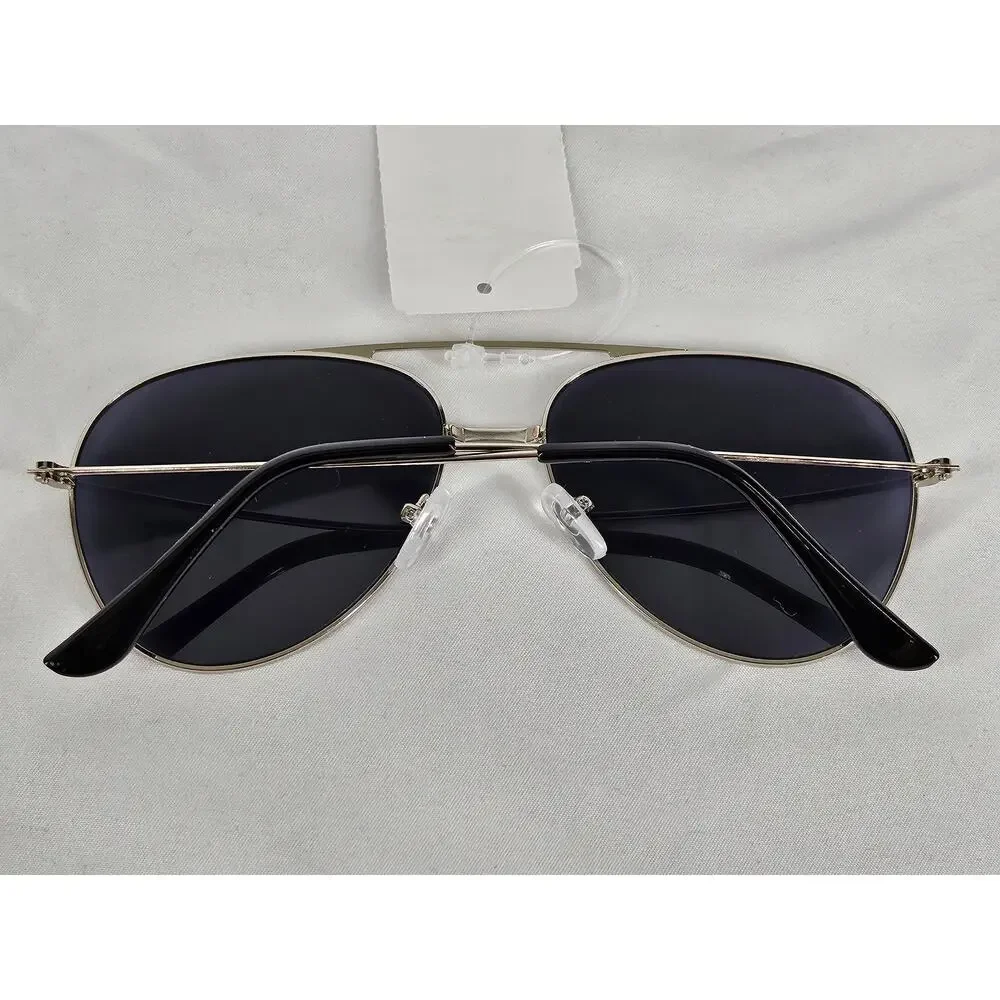 IKE BEHAR NEW YORK MEN’S & WOMEN’S SILVER FRAME SUNGLASSES – UV 400 PROTECTION